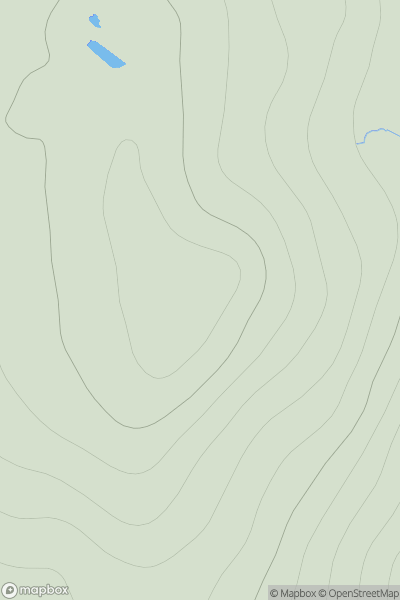 Thumbnail image for Vord Hill [Shetland Islands] [HP614037] showing contour plot for surrounding peak